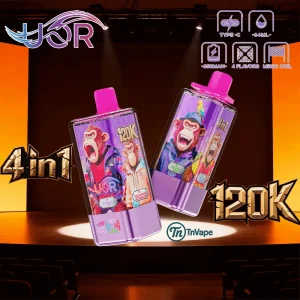 UOR 4in1 120K – 120000Puffs & 4-in-1 Flavors & LED Battery & Flavor Indicator