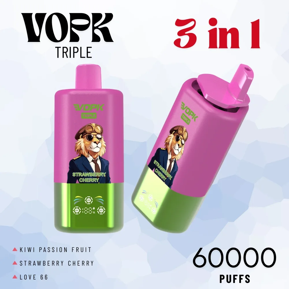 VOPK Triple 60K 3-in-1 Disposable Vape Wholesale 60000 Puffs