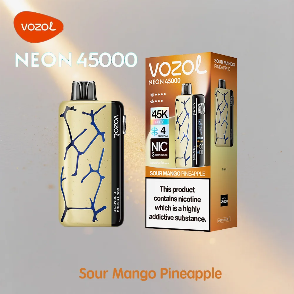 Vozol NEON 45K – 45000 Puffs & Adjustable Airflow & 4 Ice Levels Disposable Vapes - Image 2