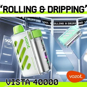 Vozol Vista 40K – 40000 Puffs & 4-LEVEL VOLTAGE CONTROL & 2-LEVEL ADJUSTABLE AIRFLOW