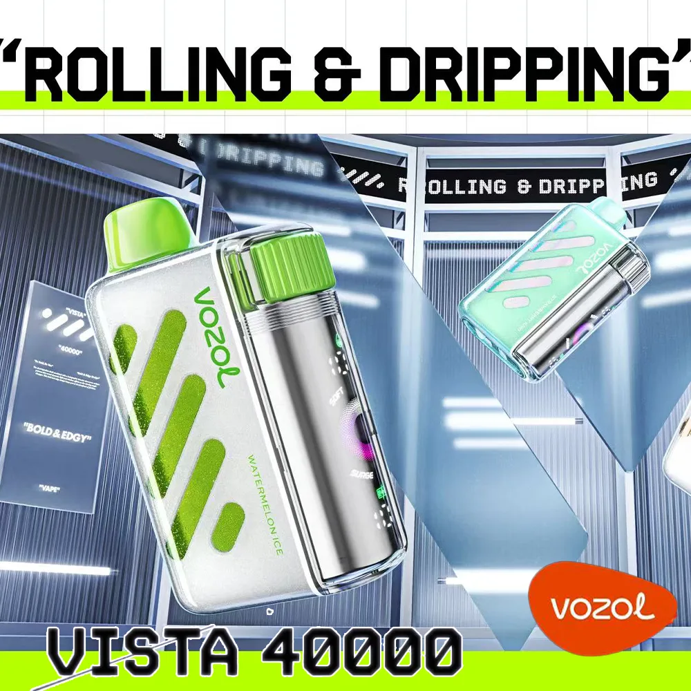 Vozol Vista 40K – 40000 Puffs & 4-LEVEL VOLTAGE CONTROL & 2-LEVEL ADJUSTABLE AIRFLOW