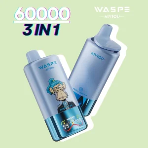 WASPE Aiviou 3in1 60K Puffs 60000 Puff Vape 3 Flavor in 1