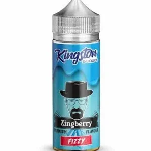 Zingberry Fizzy Kingston 100ml Nicotine Free 0mg E Liquid VAPE Juice