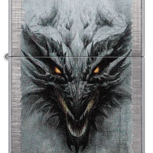 Zippo Lighter - Dragon w/ Glowing Eyes