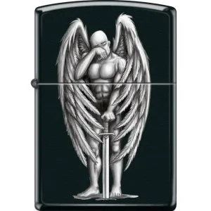 Zippo Lighter - Tired Angel Warrior