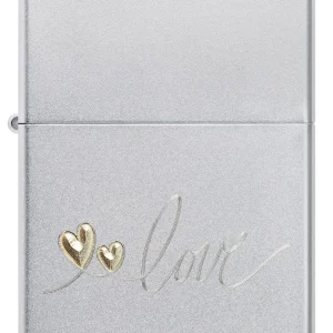 Zippo Lighter - Two Tone Love