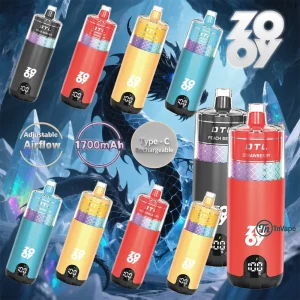 Zooy Mega 60000 | 60,000 Puffs, Mesh Coil, Adjustable Airflow & Type-C Charging(EU Warehouse)
